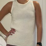 Loft white sleeveless sweater Photo 0