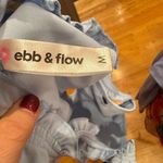 ebb & flow sports bra. Size M. Light blue. Blue Size M Photo 2