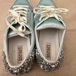 Badgley Mischka  Women's light blue Rhinestone Embellished Sneakers Photo 0