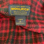 Woolrich Vintage  Women's Red & Black Plaid Wool Blend Full-Zip Jacket Photo 5