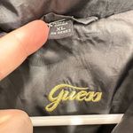 Guess  Y2K Black Puffer Jacket Floral Embroidered‎ Whimsigoth 90s Streetwear XL Photo 8