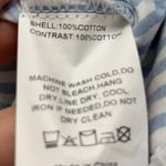 Suzanne Betro SIMPLE  Women's Size 2X Blue White Striped Overall-Style Jumpsuit Photo 7