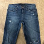 joe's jeans  Dark Wash Crop Distressed Jeans Size 25 Photo 1