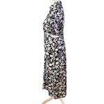 Old Navy Size S Floral Print Midi Shirt Dress Side Cutouts Tropical Beach Photo 1