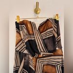 Le chateau  NWT Asymmetrical Faux Wrap Sheer Shimmer Mesh Dress Size M Photo 7