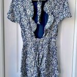 Abercrombie & Fitch Floral Print Open-Back Romper, Size XXS, NWT Photo 5