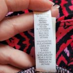 LuLaRoe Tall & Curvy Red, Black, and Pink Geometric Heart Print Leggings Photo 6