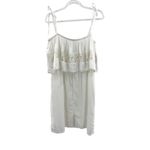 l*space New L* Women's White Jaclyn Dress Large‎ Boho Festival Tie Sleeve Flowy Photo 4