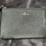 Coach Black Crossgrain Leather Wristlet Photo 1