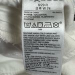 Gap white high rise crop kick raw hem jeans size 29 NWOT Photo 8