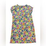 Ralph Lauren  Blue Label Floral T-shirt Dress Modal Stretchy Knit Sz Small Petite Photo 7