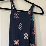 Patagonia  Dark Blue Maxi Dress with Colorful Patterns Photo 3