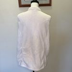 basic editions  cream sleeveless plush vest Photo 3