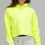 Lululemon  loungeful cropped hoodie electric lemon Photo 0
