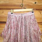 Silk Origami Skirt Red Size 6 Photo 6