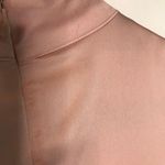 ZARA Blush Sleeveless Satin Blouse Photo 2