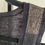 Tory Burch Black Striped Sleeveless Sweater Tank Top Women’s Small Scoop Neck Photo 5