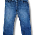 Lucky Brand Emma Crop Jeans-Size 16W-Whiskering-High Rise-Curvy Fit-Minimal Photo 0