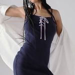 Urban Outfitters  Kiara Lace-Up Mini Dress NWT Size S Photo 0
