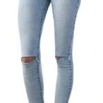 Bullhead Womens Jeans Size 25 Mid Rise Skinniest Ankle Ripped Acid Wash Distress Blue Photo 0