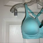 Bcg  Blue/Turquoise Low Support Padded Racerback Sports Bra S Photo 3