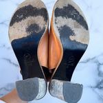 Alexander McQueen McQ  tan leather block heel slingback sandal size IT 40 US 10 Photo 7