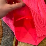 Aerie NWT  Superchill Seamless High Neck Bra Top Crop  Tank Top Ribbed Pink XS Photo 5