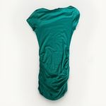 Michael Stars  Maternity Ruched Green Tee‎ Shirt Top One Size Women's Photo 4