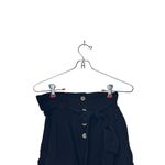 Love Tree Love Tree Women's Shorts 100% Tencel Belted Button Front High Black Medium NWT Photo 3