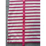 Talbots Pink Cream Striped Mock Neck Long Sleeve Top Heart Patch Eyelet Trim LP Photo 10