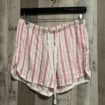 Loft  Pink Flare Striped Pajama Set Small Shorts/ Medium Shirt NEW Photo 4