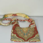 Peace of Thread Handmade Patchwork Shoulder Bag Red Photo 3