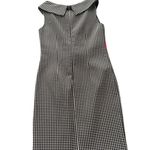 kim rogers  Black and White Polka Dot Dress with red Belt Photo 2