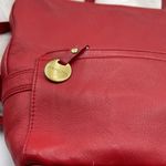 Vintage red leather crossbody lipstick red by Sereta Photo 2