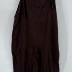 Flax  brown line overalls size large Photo 0