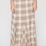 Johnny Was Tulla plaid maxi skirt Medium Prairie Photo 0