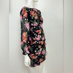 Storia  Black Floral Long Sleeve Dress Size XS Photo 1