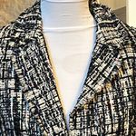 Ecru  brand cropped frayed tweed blazer Size 6 Photo 1