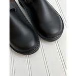 Naot Leather Mary Jane Clog Sandals Black Slip Photo 11