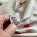 Blu Pepper Ruffled Red and Cream Blouse Size Small Photo 7