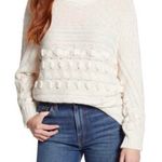 Nordstrom Caslon Textured Mock Neck Sweater Ivory Large Photo 0