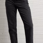 American Eagle  Strigid‎ Mom Jean Black Washed Size 4 Photo 0
