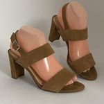 Franco Sarto Rumi Sandals Womens 7.5 M Tan Brown Leather Feminine High Heels Photo 1