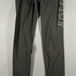 Nike  Pro Combat Dri Fit Black Womens XS Athletic Leggings Just Do It Photo 0