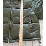 7 For All Mankind Seven For All Mankind Green Puffer Oversized Cropped Adjustable Waist Jacket L Photo 6