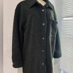 Lucky Brand  Oversized Shirt Jacket size Large in dark olive green style #131506 Photo 5