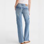 Aeropostale Mid Rise Flare Utility stretch Denim Jeans. Size 000S. Photo 3