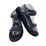 Teva Original Universal Slide Womens Size 9 Blue Multicolor Textural Sandals Photo 4