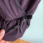 Kiki de Montparnasse Modal Blend Wrap Teddy w/ Black Silk Trim, Sz XS Purple Photo 3