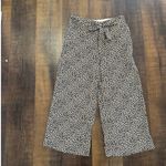 J.Crew  Leopard Print Harvey Silk Pull On Wide Leg Cropped Pant Size 6 Photo 8